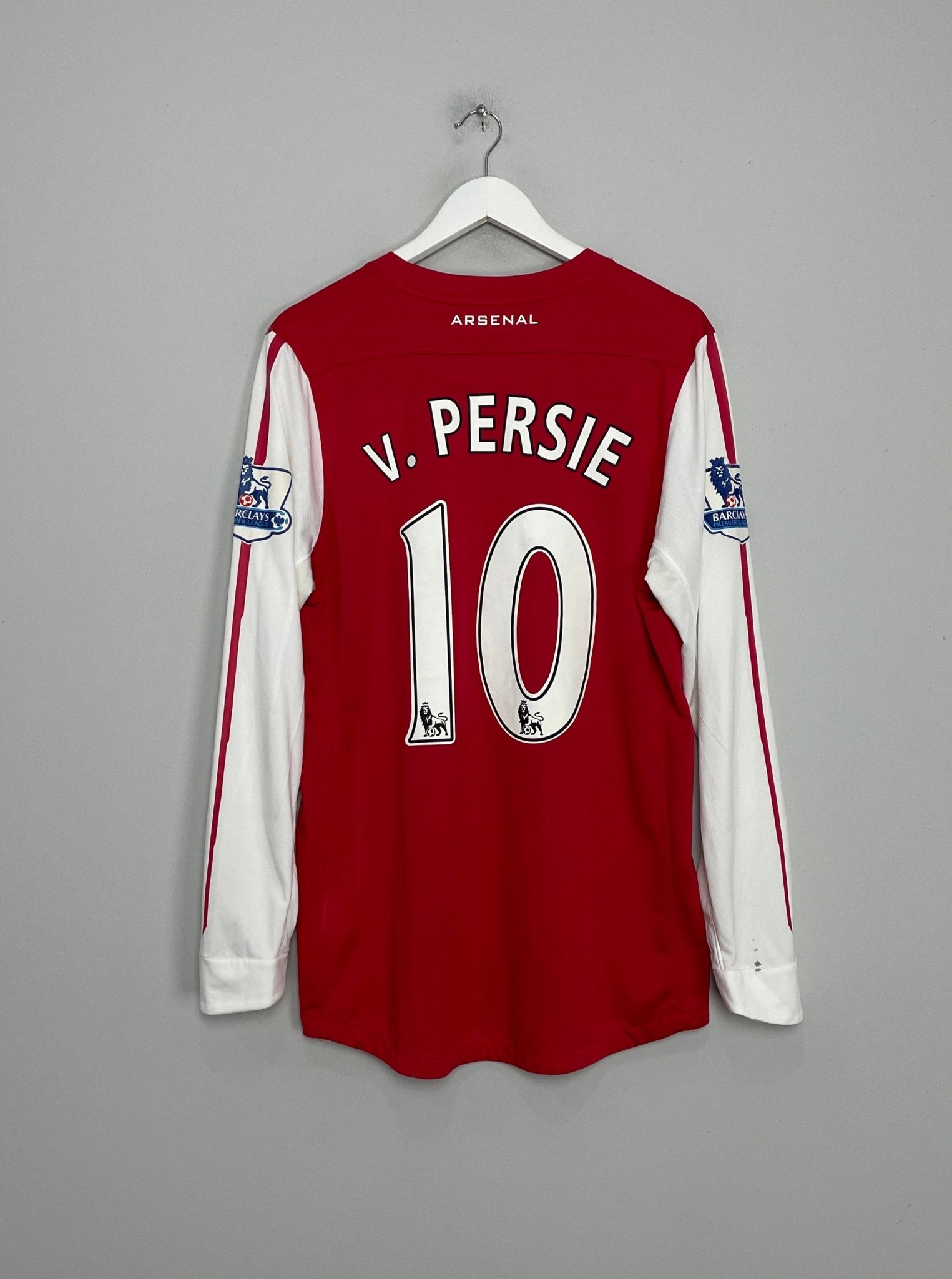 Shop 2011/12 ARSENAL V.PERSIE #10 L/S HOME SHIRT (L) NIKE, classic football shirts, vintage football shirts & retro soccer jerseys at Cult Kits
