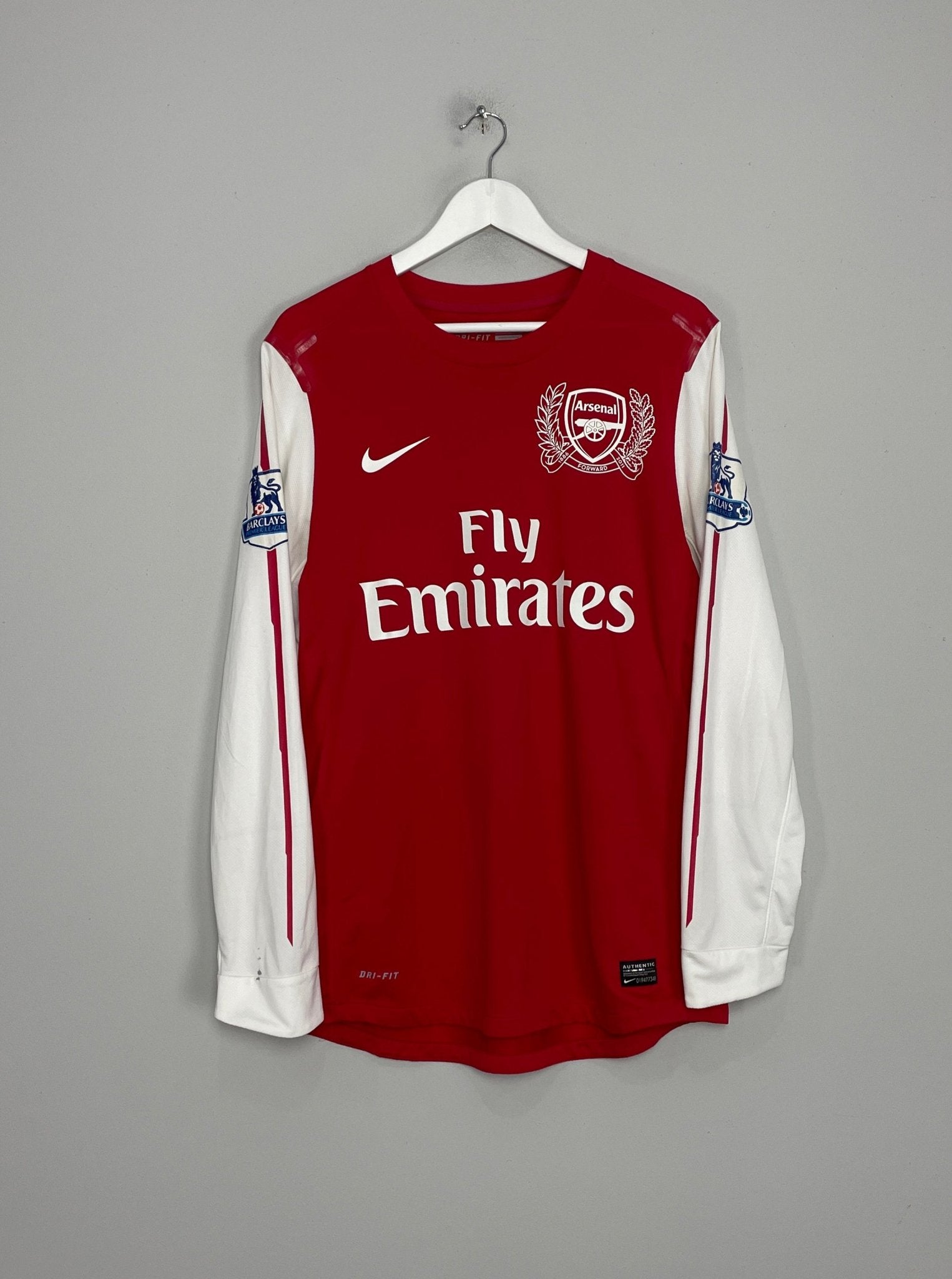 Shop 2011/12 ARSENAL V.PERSIE #10 L/S HOME SHIRT (L) NIKE, classic football shirts, vintage football shirts & retro soccer jerseys at Cult Kits