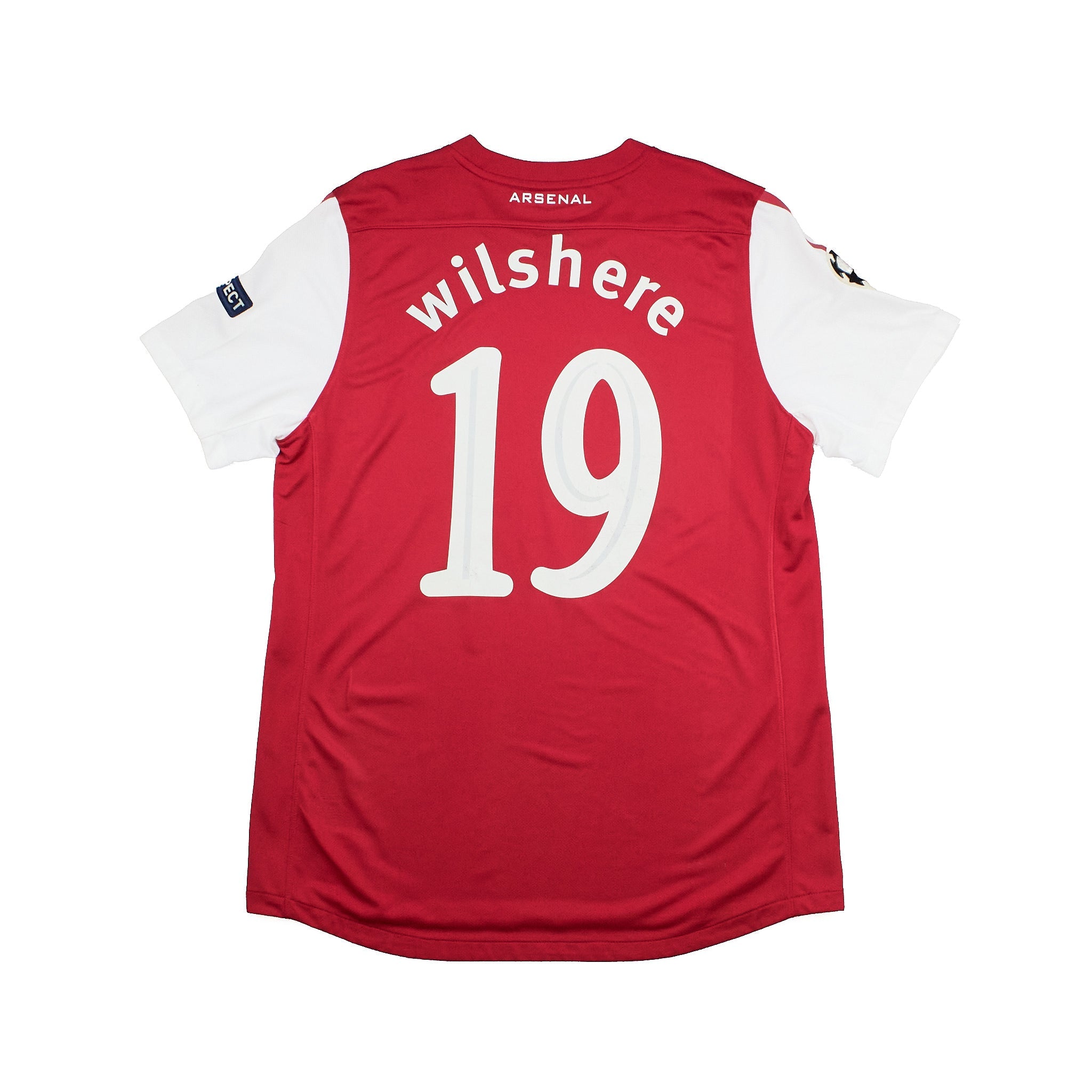 Buy 2011/12 Arsenal Wilshere 19 *Match Issue* C/L Home Shirt (XL) Nike ~ Free worldwide shipping ~ Authentic Vintage Football Shirts from Cult Kits