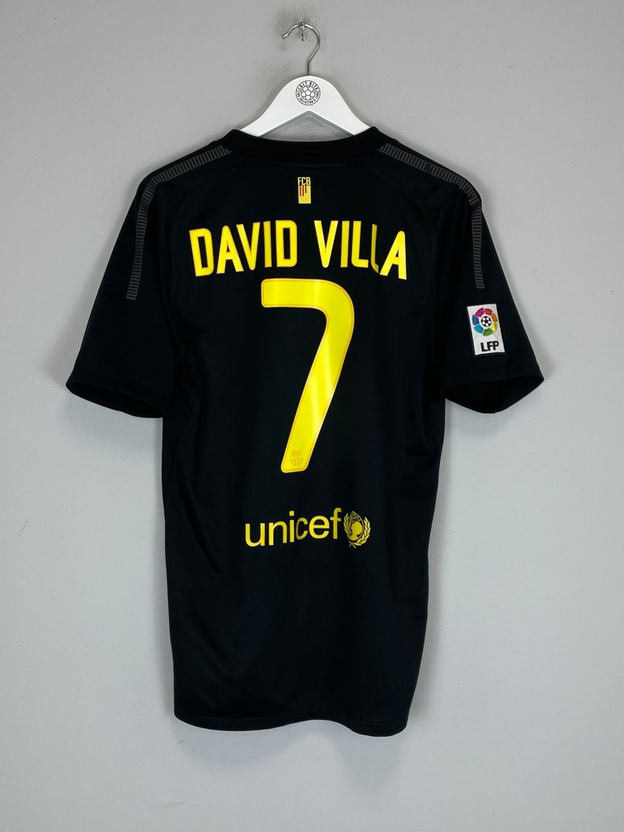 2011/12 BARCELONA DAVID VILLA 7 AWAY SHIRT (M) NIKE - Cult Kits - Medium - Buy Vintage Football Shirts, Authentic Retro Football Shirts For Sale, Classic Football Shirts & Soccer Jersey