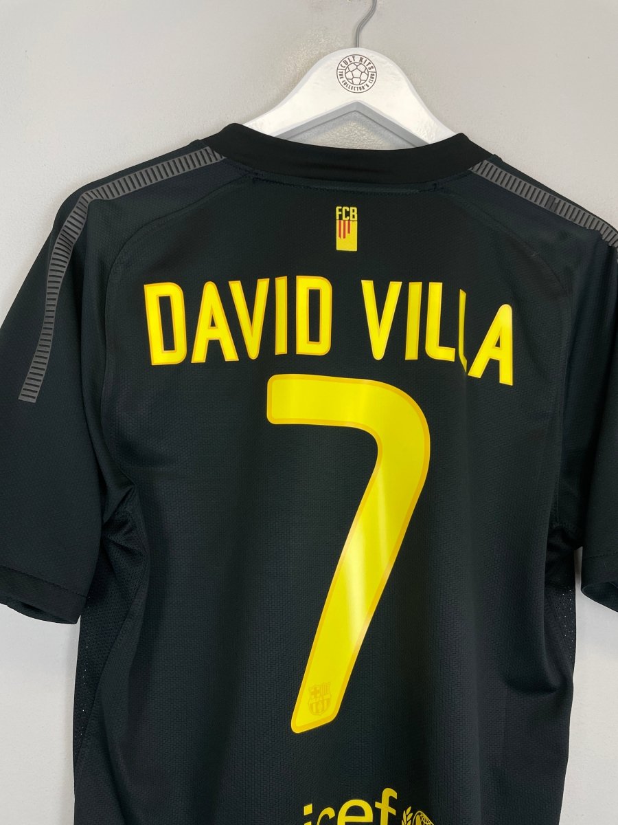 2011/12 BARCELONA DAVID VILLA 7 AWAY SHIRT (M) NIKE - Cult Kits - Medium - Buy Vintage Football Shirts, Authentic Retro Football Shirts For Sale, Classic Football Shirts & Soccer Jersey