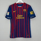 Shop 2011/12 BARCELONA DAVID VILLA #7 HOME SHIRT (S) NIKE, classic football shirts, vintage football shirts & retro soccer jerseys at Cult Kits