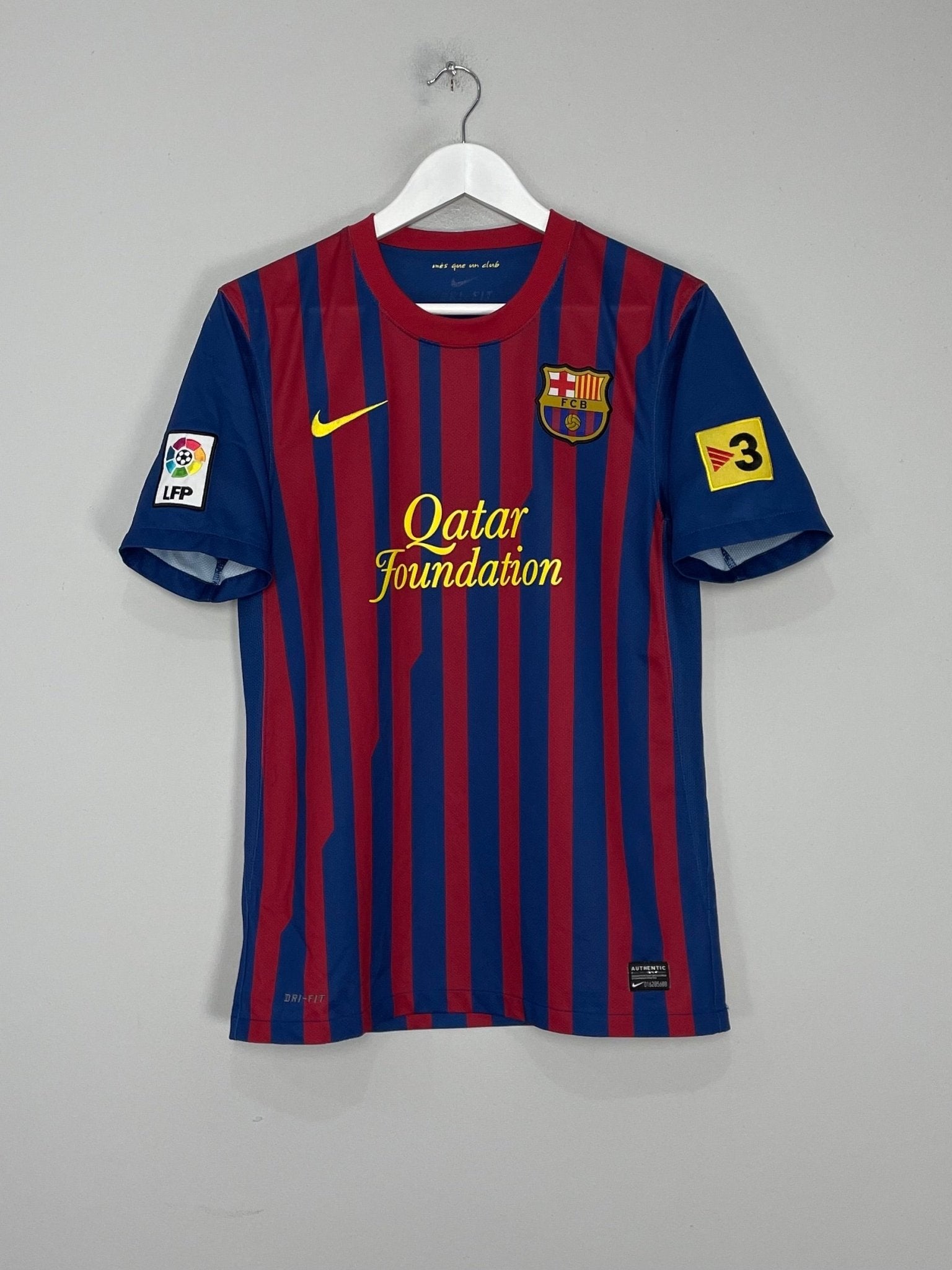 Shop 2011/12 BARCELONA DAVID VILLA #7 HOME SHIRT (S) NIKE, classic football shirts, vintage football shirts & retro soccer jerseys at Cult Kits