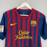 Shop 2011/12 BARCELONA DAVID VILLA #7 HOME SHIRT (S) NIKE, classic football shirts, vintage football shirts & retro soccer jerseys at Cult Kits