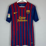 Shop 2011/12 BARCELONA DAVID VILLA #7 HOME SHIRT (S) NIKE, classic football shirts, vintage football shirts & retro soccer jerseys at Cult Kits