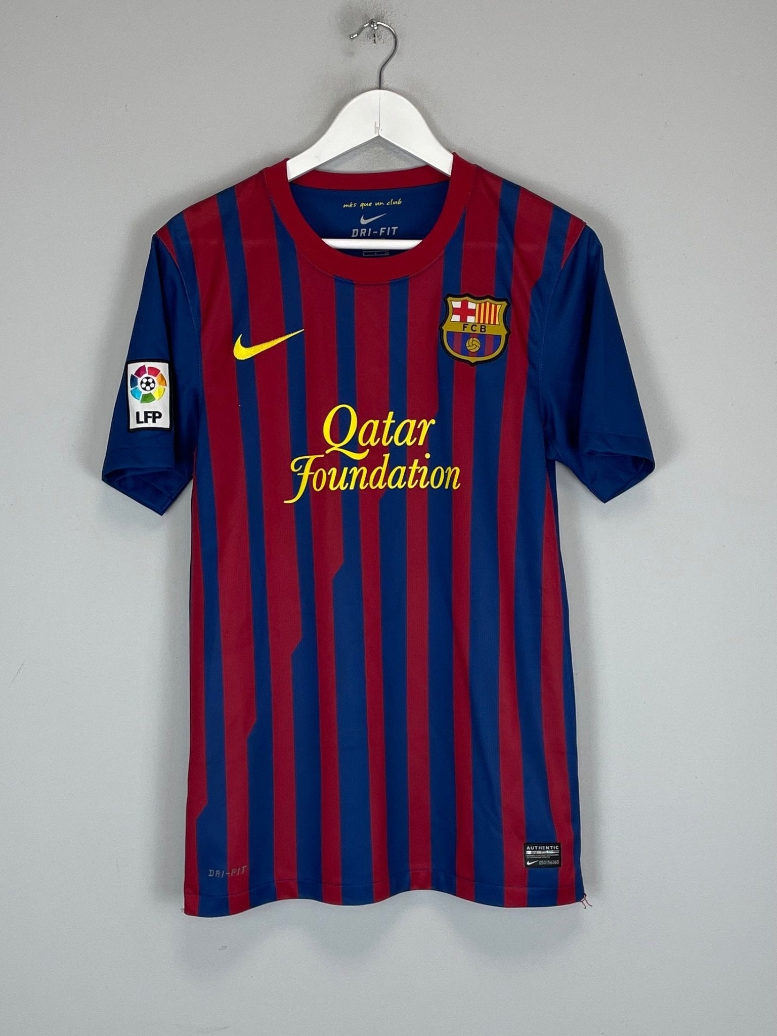 Shop 2011/12 BARCELONA DAVID VILLA #7 HOME SHIRT (S) NIKE, classic football shirts, vintage football shirts & retro soccer jerseys at Cult Kits