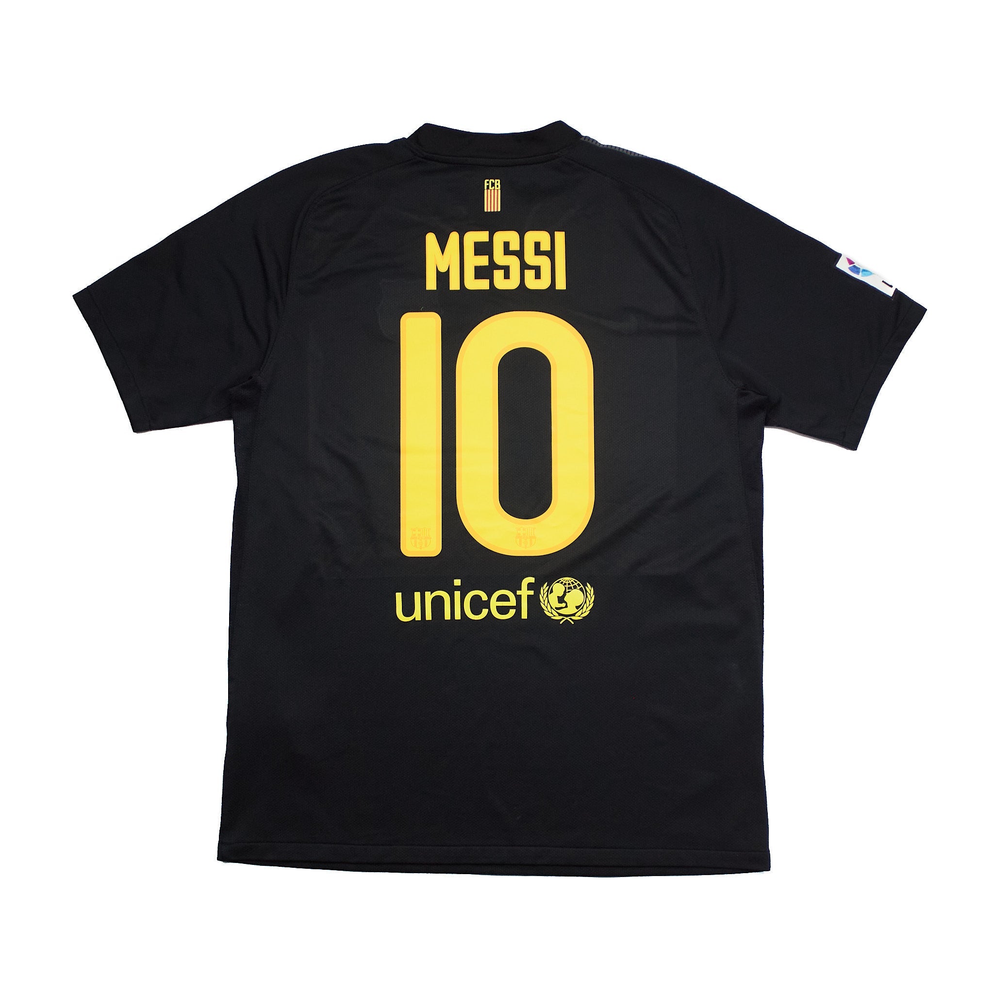 Buy 2011/12 Barcelona Messi 10 Away Shirt (L) Nike ~ Free worldwide shipping ~ Authentic Vintage Football Shirts from Cult Kits