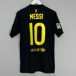 Shop 2011/12 BARCELONA MESSI #10 AWAY SHIRT (M) NIKE, classic football shirts, vintage football shirts & retro soccer jerseys at Cult Kits