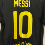 Shop 2011/12 BARCELONA MESSI #10 AWAY SHIRT (M) NIKE, classic football shirts, vintage football shirts & retro soccer jerseys at Cult Kits