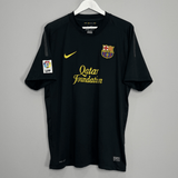 Shop 2011/12 BARCELONA MESSI #10 AWAY SHIRT (XL) NIKE, classic football shirts, vintage football shirts & retro soccer jerseys at Cult Kits