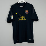 Shop 2011/12 BARCELONA MESSI #10 AWAY SHIRT (XL) NIKE, classic football shirts, vintage football shirts & retro soccer jerseys at Cult Kits