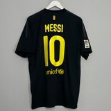 Shop 2011/12 BARCELONA MESSI #10 AWAY SHIRT (XL) NIKE, classic football shirts, vintage football shirts & retro soccer jerseys at Cult Kits