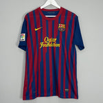 Shop 2011/12 BARCELONA MESSI #10 HOME SHIRT (L) NIKE, classic football shirts, vintage football shirts & retro soccer jerseys at Cult Kits