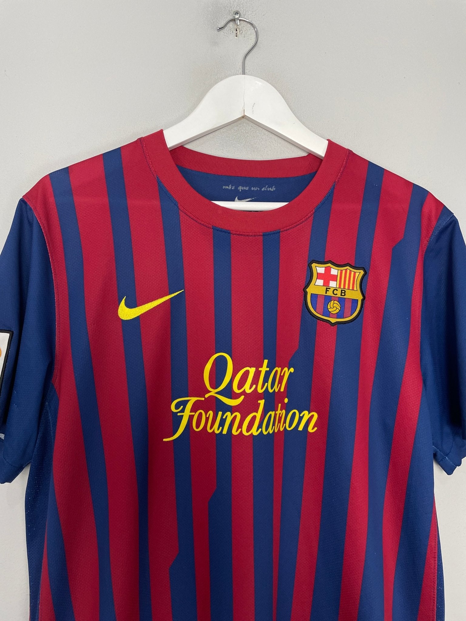 Shop 2011/12 BARCELONA MESSI #10 HOME SHIRT (L) NIKE, classic football shirts, vintage football shirts & retro soccer jerseys at Cult Kits