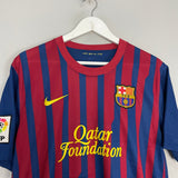 Shop 2011/12 BARCELONA MESSI #10 HOME SHIRT (L) NIKE, classic football shirts, vintage football shirts & retro soccer jerseys at Cult Kits