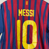 Shop 2011/12 BARCELONA MESSI #10 HOME SHIRT (L) NIKE, classic football shirts, vintage football shirts & retro soccer jerseys at Cult Kits