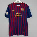 Shop 2011/12 BARCELONA MESSI #10 HOME SHIRT (L) NIKE, classic football shirts, vintage football shirts & retro soccer jerseys at Cult Kits