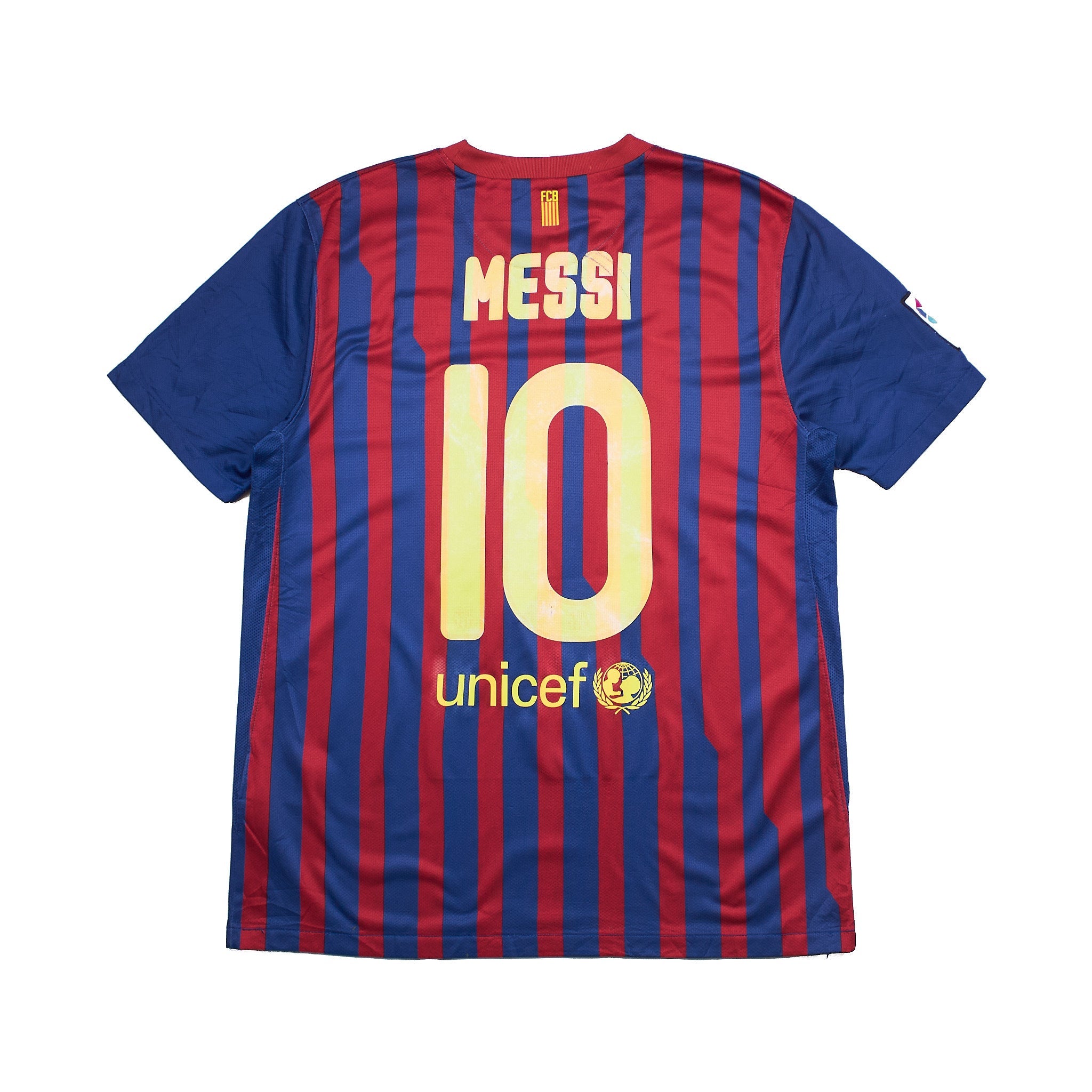 Buy 2011/12 Barcelona Messi 10 Home Shirt (L) Nike ~ Free worldwide shipping ~ Authentic Vintage Football Shirts from Cult Kits
