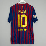 Shop 2011/12 BARCELONA MESSI #10 HOME SHIRT (L) NIKE, classic football shirts, vintage football shirts & retro soccer jerseys at Cult Kits