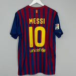 Shop 2011/12 BARCELONA MESSI #10 HOME SHIRT (L) NIKE, classic football shirts, vintage football shirts & retro soccer jerseys at Cult Kits