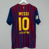 Shop 2011/12 BARCELONA MESSI #10 HOME SHIRT (L) NIKE, classic football shirts, vintage football shirts & retro soccer jerseys at Cult Kits