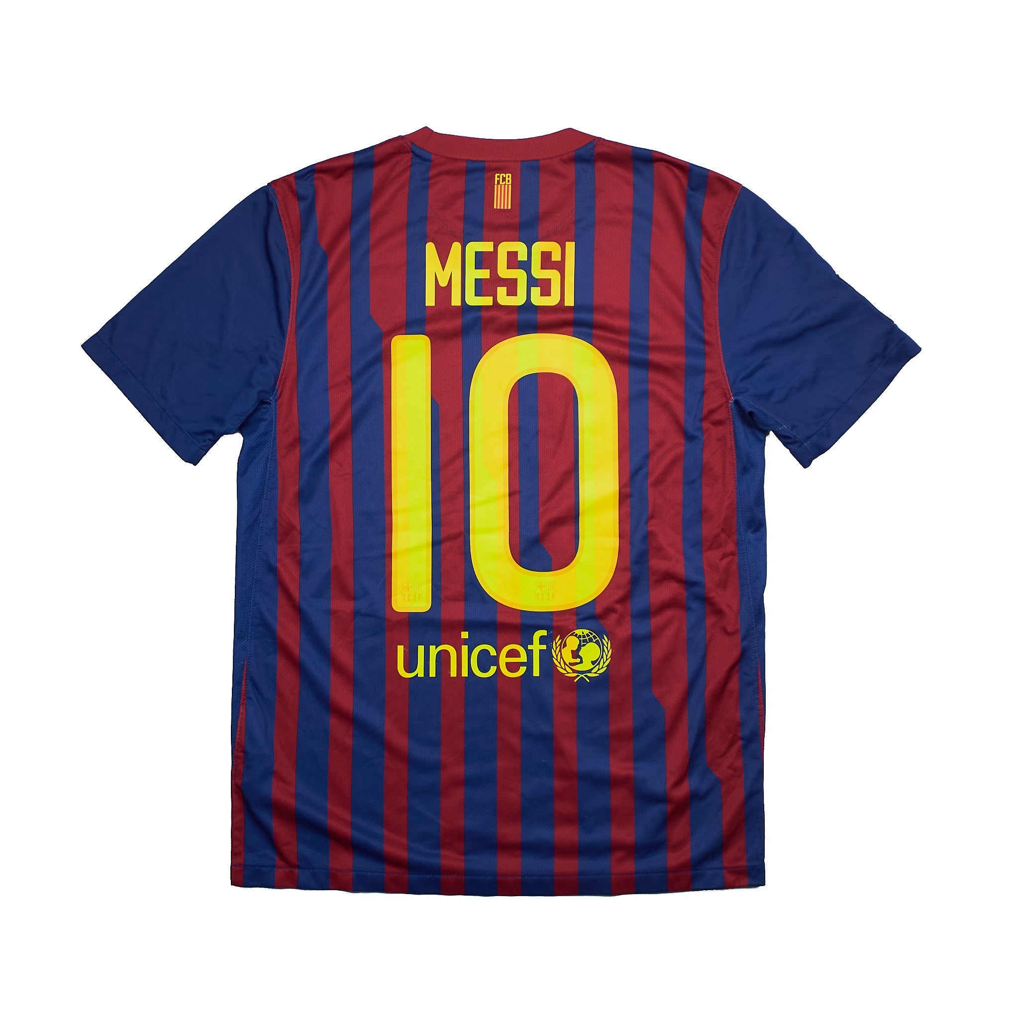 Buy 2011/12 Barcelona Messi 10 Home Shirt (M) Nike ~ Free worldwide shipping ~ Authentic Vintage Football Shirts from Cult Kits