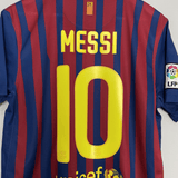 Shop 2011/12 BARCELONA MESSI #10 HOME SHIRT (M) NIKE, classic football shirts, vintage football shirts & retro soccer jerseys at Cult Kits