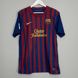 Shop 2011/12 BARCELONA MESSI #10 HOME SHIRT (M) NIKE, classic football shirts, vintage football shirts & retro soccer jerseys at Cult Kits