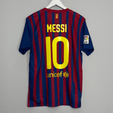 Shop 2011/12 BARCELONA MESSI #10 HOME SHIRT (M) NIKE, classic football shirts, vintage football shirts & retro soccer jerseys at Cult Kits