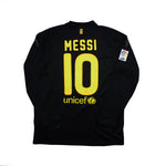Buy 2011/12 Barcelona Messi 10 L/S Away Shirt (L) Nike ~ Free worldwide shipping ~ Authentic Vintage Football Shirts from Cult Kits