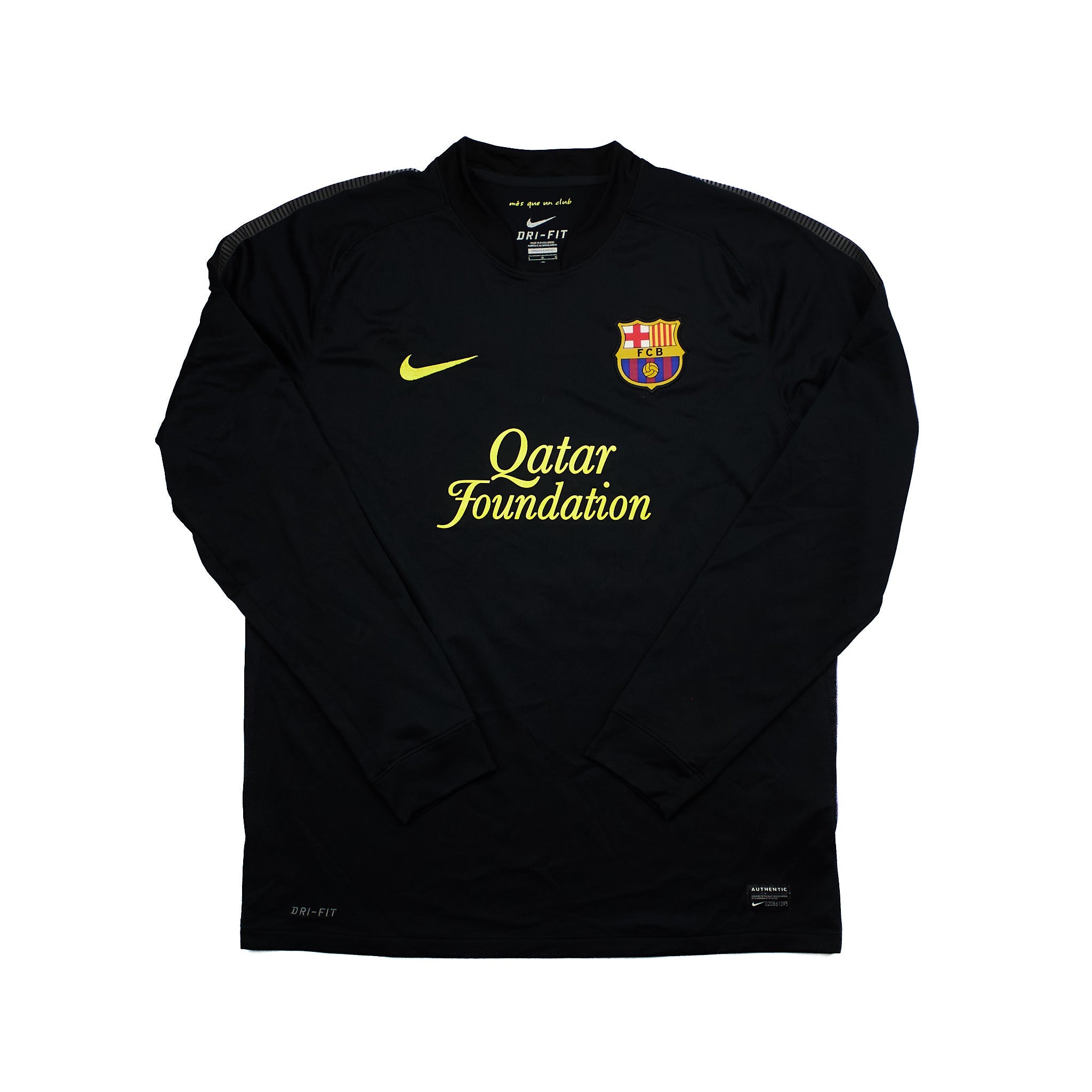 Buy 2011/12 Barcelona Messi 10 L/S Away Shirt (L) Nike ~ Free worldwide shipping ~ Authentic Vintage Football Shirts from Cult Kits