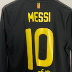 Shop 2011/12 BARCELONA MESSI #10 L/S AWAY SHIRT (L) NIKE, classic football shirts, vintage football shirts & retro soccer jerseys at Cult Kits