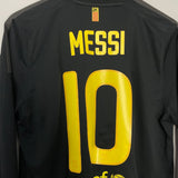 Shop 2011/12 BARCELONA MESSI #10 L/S AWAY SHIRT (L) NIKE, classic football shirts, vintage football shirts & retro soccer jerseys at Cult Kits