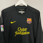 Shop 2011/12 BARCELONA MESSI #10 L/S AWAY SHIRT (L) NIKE, classic football shirts, vintage football shirts & retro soccer jerseys at Cult Kits