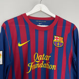 Shop 2011/12 BARCELONA MESSI #10 L/S HOME SHIRT (M) NIKE, classic football shirts, vintage football shirts & retro soccer jerseys at Cult Kits
