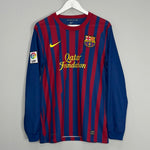 Shop 2011/12 BARCELONA MESSI #10 L/S HOME SHIRT (M) NIKE, classic football shirts, vintage football shirts & retro soccer jerseys at Cult Kits