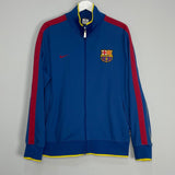 Shop 2011/12 BARCELONA TRACK JACKET (XL) NIKE, classic football shirts, vintage football shirts & retro soccer jerseys at Cult Kits