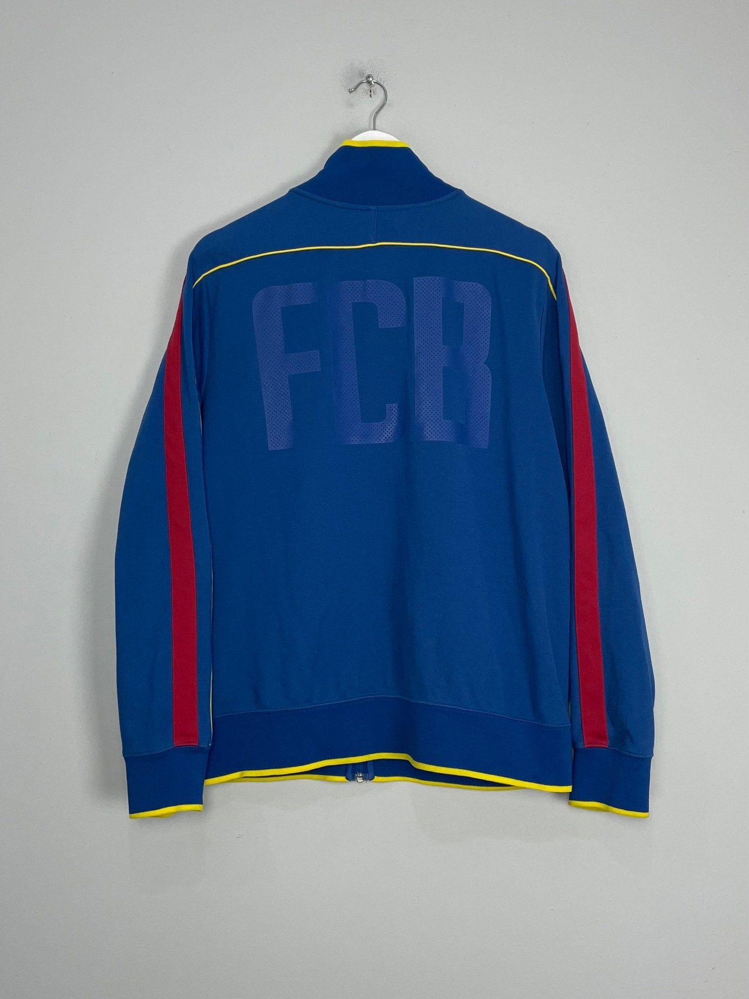 Shop 2011/12 BARCELONA TRACK JACKET (XL) NIKE, classic football shirts, vintage football shirts & retro soccer jerseys at Cult Kits