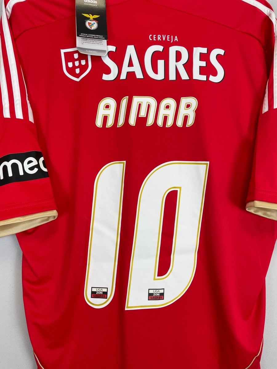 2011/12 BENFICA AIMAR 10 *BNWT* HOME SHIRT (XL) ADIDAS - Cult Kits - XL - Buy Vintage Football Shirts, Authentic Retro Football Shirts For Sale, Classic Football Shirts & Soccer Jersey