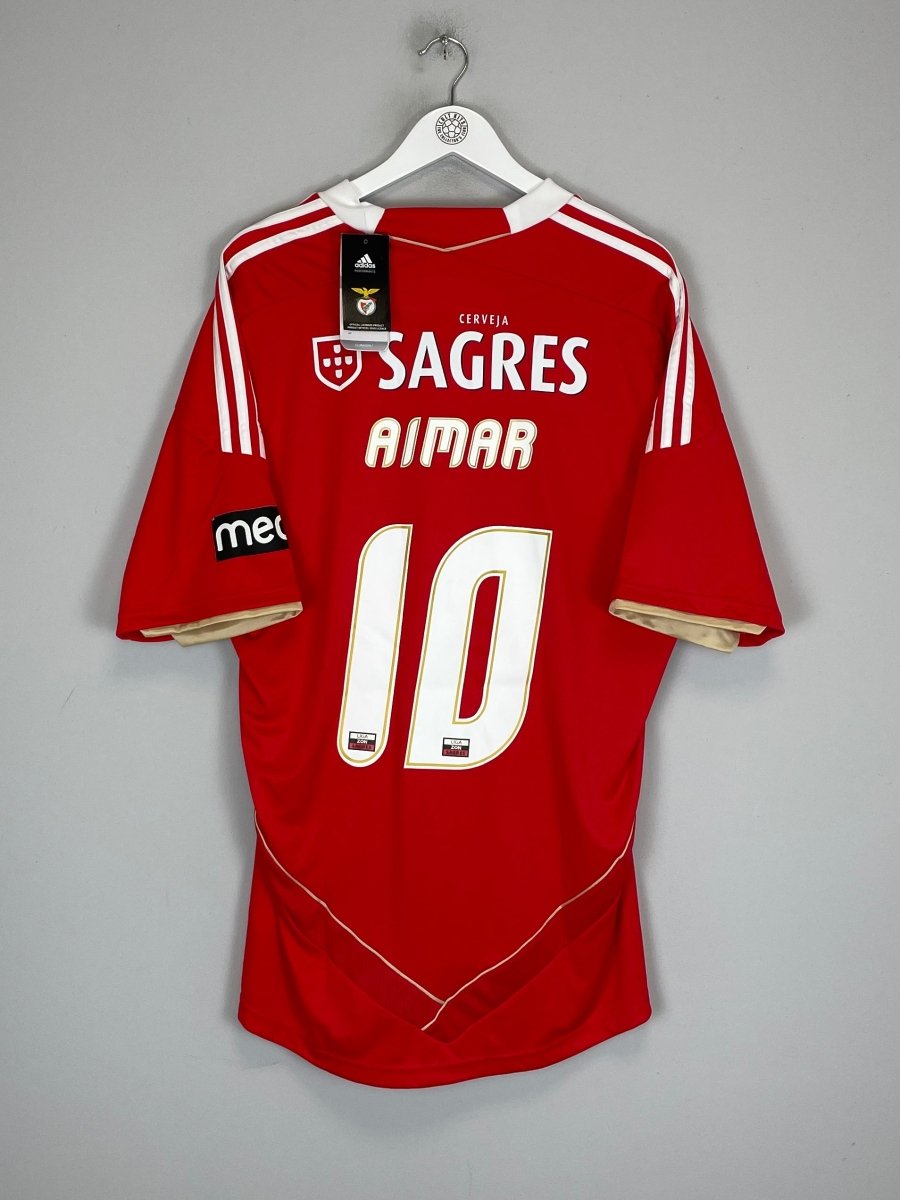 2011/12 BENFICA AIMAR 10 *BNWT* HOME SHIRT (XL) ADIDAS - Cult Kits - XL - Buy Vintage Football Shirts, Authentic Retro Football Shirts For Sale, Classic Football Shirts & Soccer Jersey