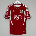 Shop 2011/12 BIRSTOL CITY MAYNARD #10 HOME SHIRT (M) ADIDAS, classic football shirts, vintage football shirts & retro soccer jerseys at Cult Kits