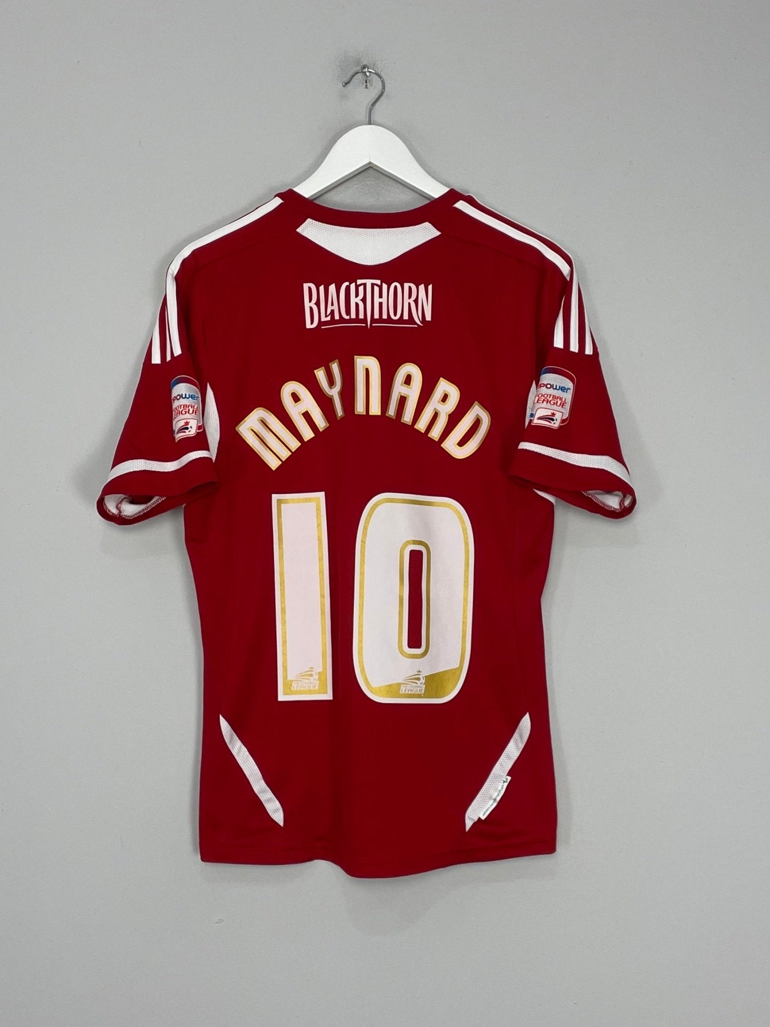 Shop 2011/12 BIRSTOL CITY MAYNARD #10 HOME SHIRT (M) ADIDAS, classic football shirts, vintage football shirts & retro soccer jerseys at Cult Kits