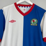 2011/12 BLACKBURN ROVERS YAKUBU 22 HOME SHIRT (L) UMBRO - Cult Kits - Large - Buy Vintage Football Shirts, Authentic Retro Football Shirts For Sale, Classic Football Shirts & Soccer Jersey