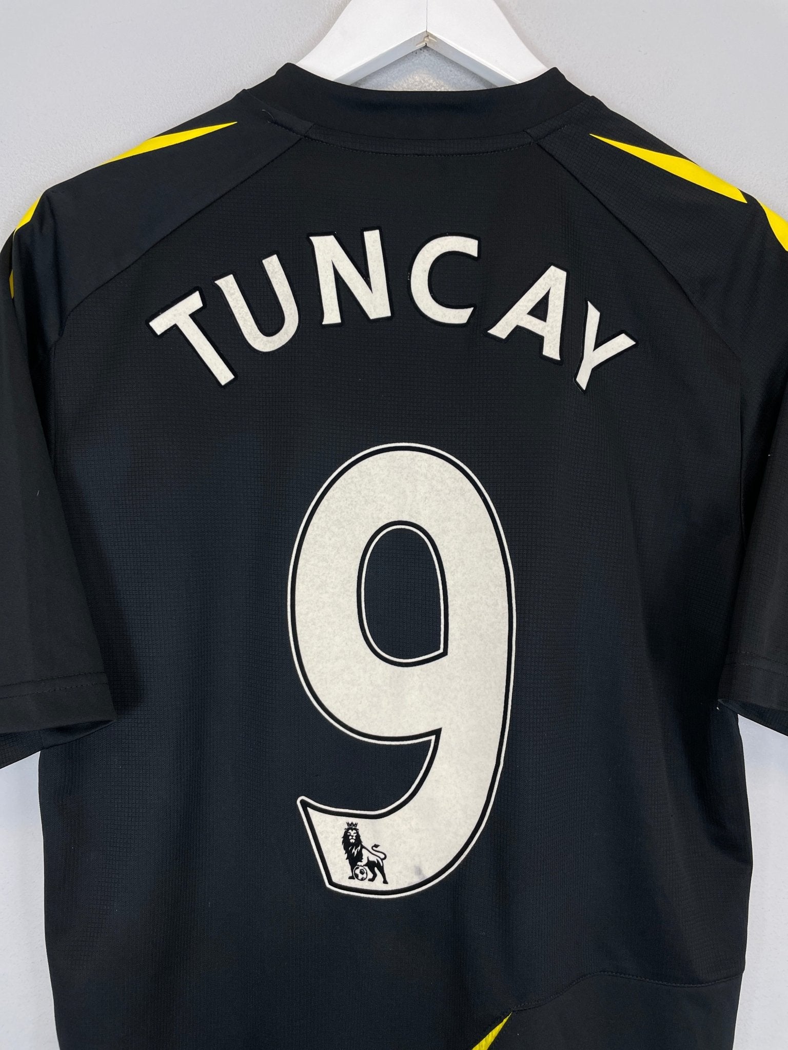 Shop 2011/12 BOLTON TUNCAY #9 AWAY SHIRT (M) REEBOK, classic football shirts, vintage football shirts & retro soccer jerseys at Cult Kits