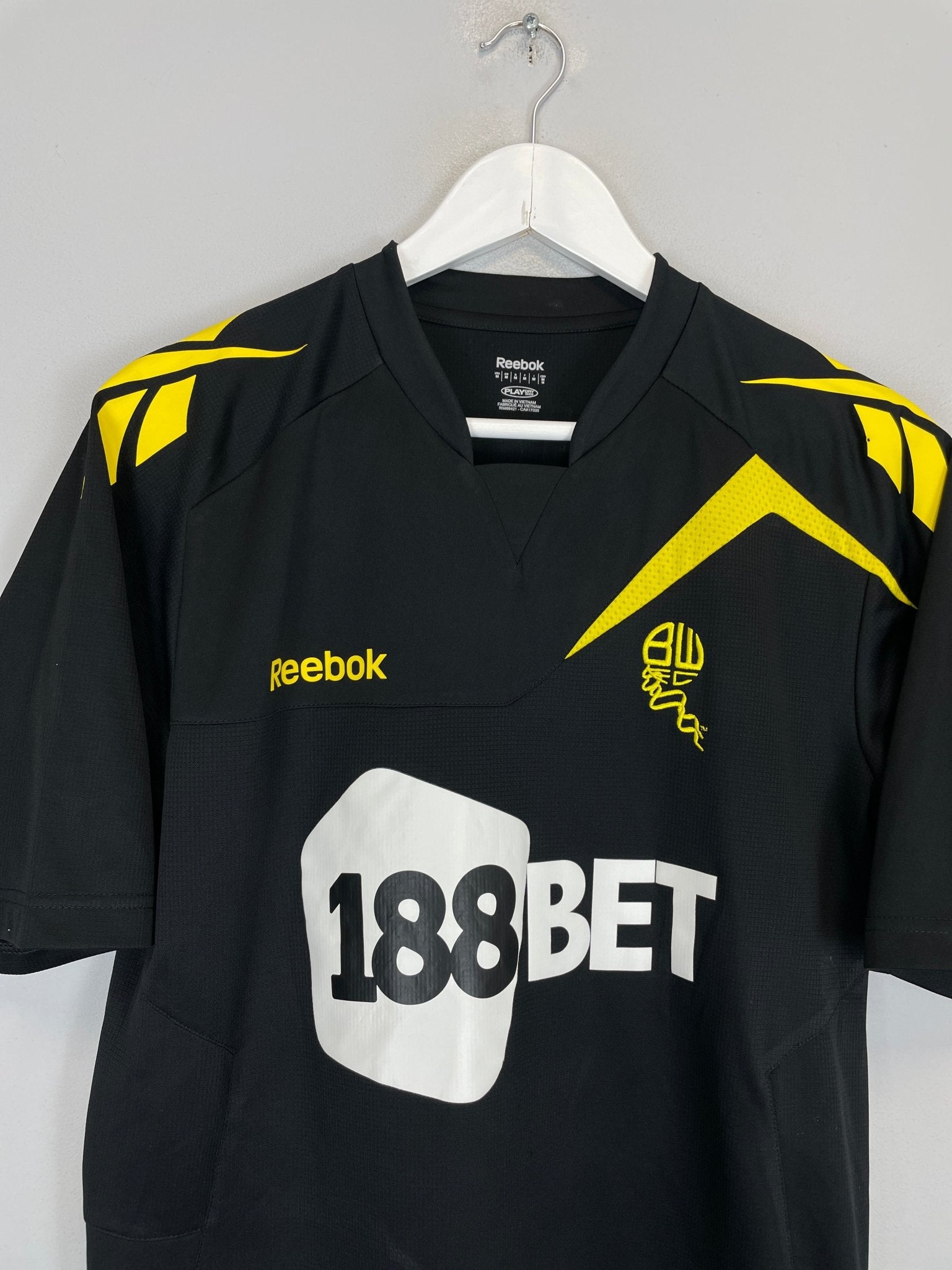 Shop 2011/12 BOLTON TUNCAY #9 AWAY SHIRT (M) REEBOK, classic football shirts, vintage football shirts & retro soccer jerseys at Cult Kits