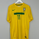 Shop 2011/12 BRAZIL NEYMAR JR #11 HOME SHIRT (XL) NIKE, classic football shirts, vintage football shirts & retro soccer jerseys at Cult Kits
