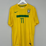 Shop 2011/12 BRAZIL NEYMAR JR #11 HOME SHIRT (XL) NIKE, classic football shirts, vintage football shirts & retro soccer jerseys at Cult Kits