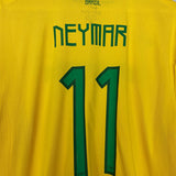 Shop 2011/12 BRAZIL NEYMAR JR #11 HOME SHIRT (XL) NIKE, classic football shirts, vintage football shirts & retro soccer jerseys at Cult Kits