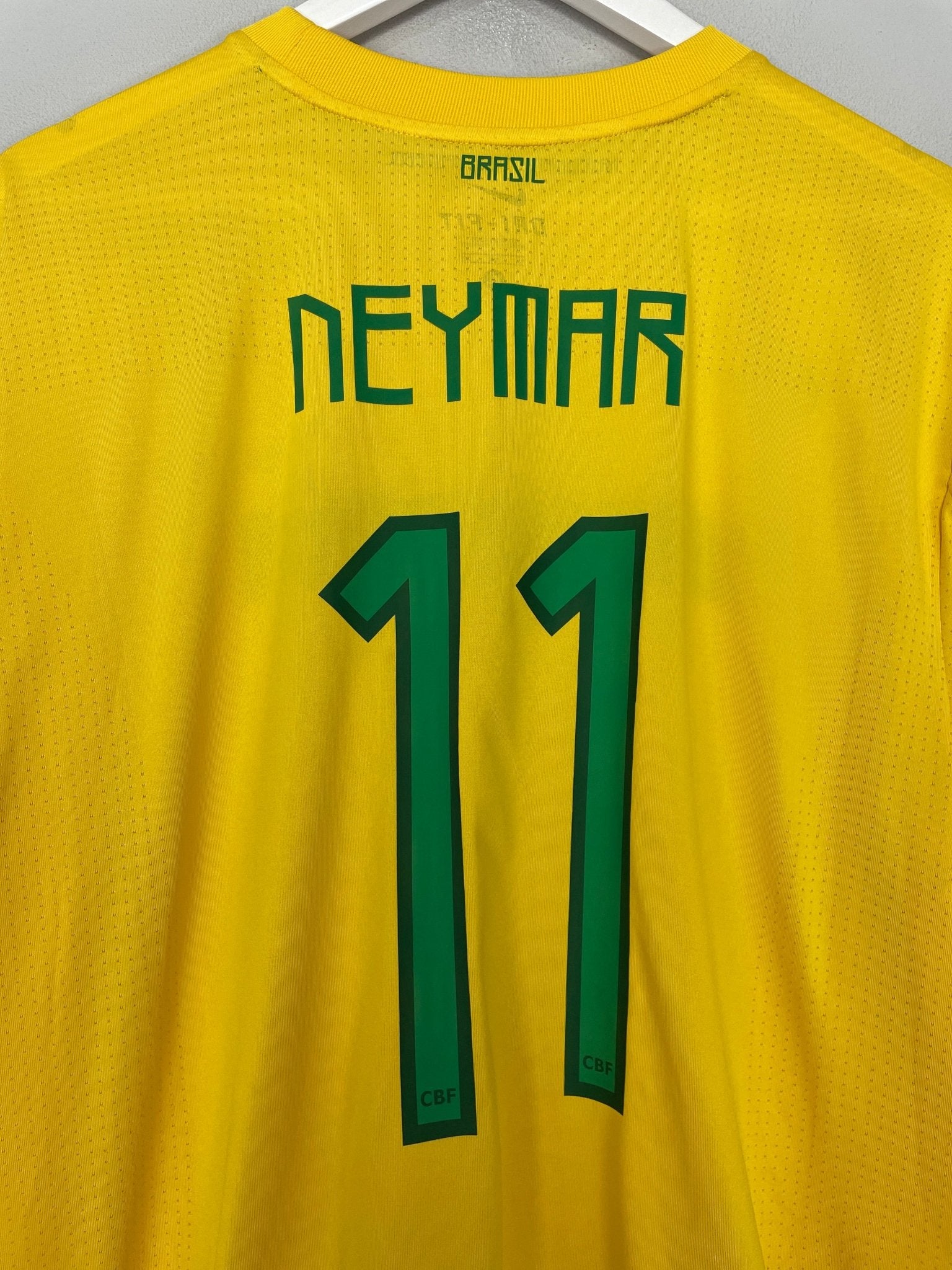 Shop 2011/12 BRAZIL NEYMAR JR #11 HOME SHIRT (XL) NIKE, classic football shirts, vintage football shirts & retro soccer jerseys at Cult Kits