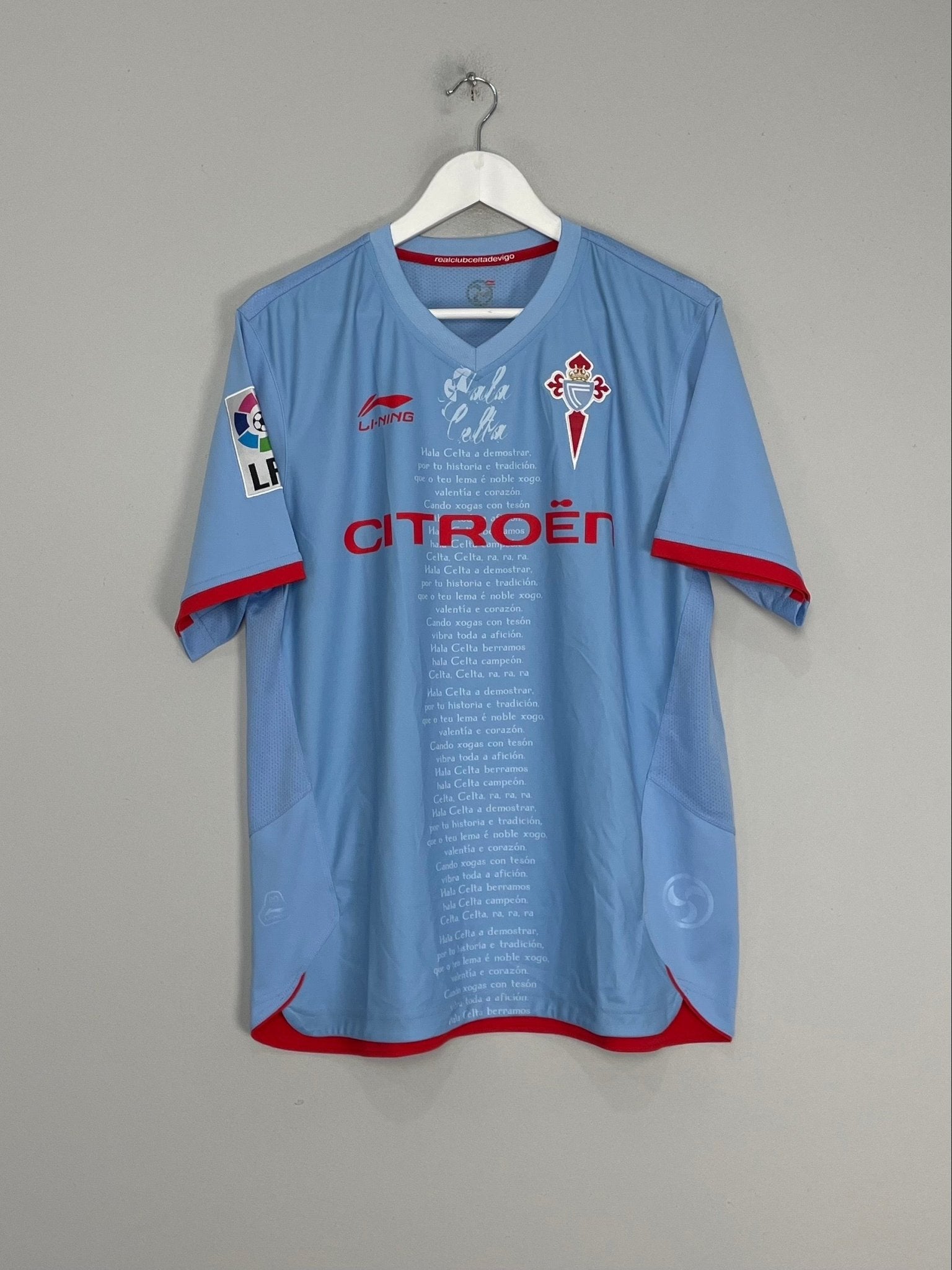 Shop 2011/12 CELTA VIGO HOME SHIRT (XL) LI-NING, classic football shirts, vintage football shirts & retro soccer jerseys at Cult Kits